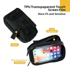 <span class=keywords><strong>Sacoche</strong></span> de vélo étanche avec écran tactile transparent, coque rigide, grande capacité, pour navigation routière, <span class=keywords><strong>sacoche</strong></span> <span class=keywords><strong>avant</strong></span> - Product Image 4