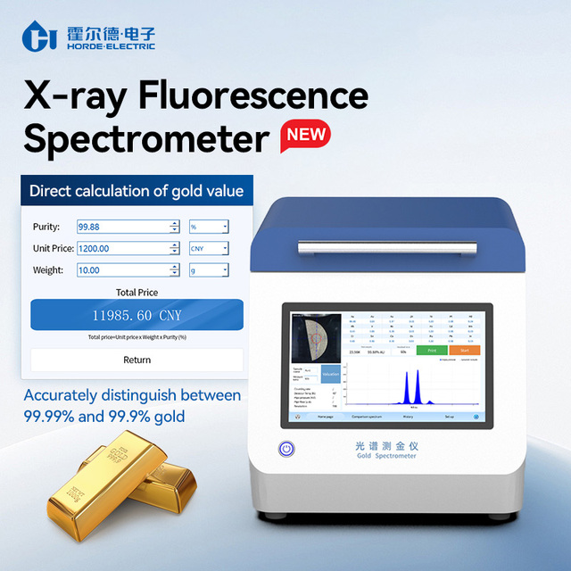 High Precision XRF Gold Purity Tester Electronic 99.99% Accuracy Jewelry Precious Metals Economical Reliable