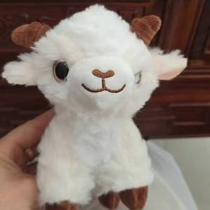 Sincan Koyun Peluş Kolye Ucu Sevimli Karikatür Koyun Peluş Oyuncak Süsü Çiftler Anahtarlık Charm Polyester Elyaf Toplu File Çanta - Product Image 3
