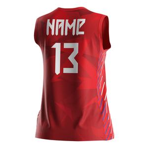 Vêtements de sport imprimés à séchage rapide, t-shirt de volley-ball, maillot de volley-ball pour femme, vente chaude - Product Image 4