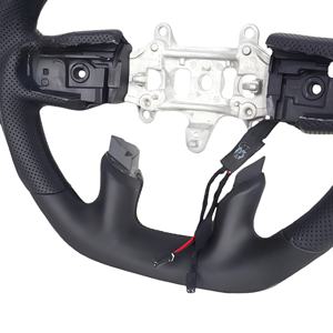 Volant en cuir pleine fleur pour <span class=keywords><strong>Dodge</strong></span> <span class=keywords><strong>Ram</strong></span> 1500, modèle 2018 2019 2020 2021 2022 <span class=keywords><strong>2023</strong></span> 2024, pour volant <span class=keywords><strong>Ram</strong></span> Trx - Product Image 2