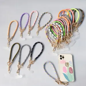 REWIN 120cm Universal Crossbody Shoulder Neck Strap 8mm Rope Cord Mobile Cell Phone Lanyard For All IPhone Smartphone