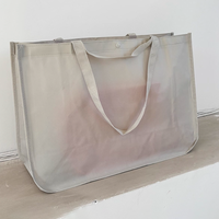 Nouveau style de sacs à provisions tissés fourre-tout personnalisés emballage en PP non tissé laminé réutilisable avec impression de logo