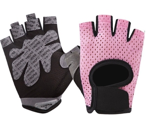 Venta al por mayor de yoga medio dedo antideslizante guantes de gimnasio equipo de ejercicio para barra Horizontal entrenamiento físico mujeres - Product Image 5