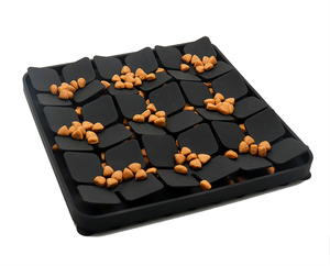 Alas Makan Hewan Peliharaan Silikon Desain Daun Persegi Panjang Multifungsi Berkualitas Tinggi, Alas Jilat Anjing Silikon - Product Image 6