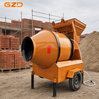 Bétonnière électrique JZM400 de 400 L de la marque GZD Factory Supply pour chantier de construction, OEM