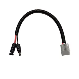 10AWG kabel konektor Panel surya adaptor 50A 50A/600V steker ganda untuk Generator surya Kit pengisi daya baterai Inverter