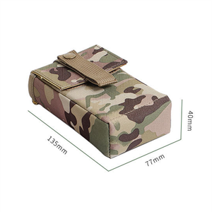 Chiến thuật Molle Đèn pin Pouch <span class=keywords><strong>Holster</strong></span> cho ngọn đuốc/tạp Chí/EDC Công cụ không thấm nước eo túi với Hoop & vòng lặp - Product Image 2