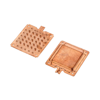 Disipador de Calor de Cobre para Servidores y Teléfonos Móviles 5G, Soportes Internos, Certificación ISO9001, Fabricación por Electroerosión por Hilo (EDM)