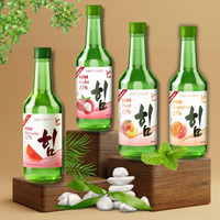 Hoge Kwaliteit Koreaanse Soju Gearomatiseerde Fruit Kant En Klare Drank Groothandel Vietnam Fabrikant Patroon Likeur Primaire Ingrediënt Alcohol