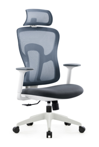 Sinonis เก้าอี้ยกผ้าสแตนเลสแบบทันสมัยหมุนได้เก้าอี้สำนักงานสำหรับผู้บริหาร - Product Image 3