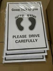 Tapis de sol de voiture jetables en papier kraft épais, imperméables, personnalisables avec logo, vente en gros d'usine, tampons de nettoyage jetables - Product Image 2