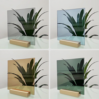 Prix d'usine Chine, épaisseur 4-22 mm, taille standard, plat/courbé 	 Porte de douche de sécurité pour piscine en verre trempé