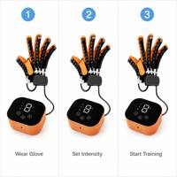 Gants robotiques électriques de rééducation des doigts pour les deux mains, certifiés CE, équipement robotique pour la récupération de l'hémiplégie