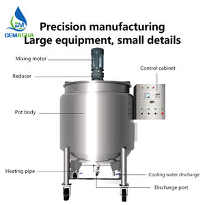 Loción cosmética de alta calidad, crema, pasta, emulsionante, tanque mezclador, homogeneizador DE ALTO cizallamiento, equipo de mezcla de jabón líquido - Product Image 2