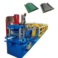 Machine de formage à froid de tôles d'acier colorées de haute précision pour volets roulants, avec boîte de vitesses et moteur