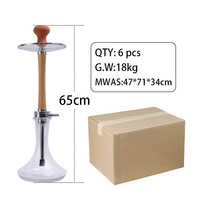 Vente chaude Narguilé Russe Pas Cher Nouveau style Shisha En Aluminium Luxueux Meilleure Qualité Shisha En Résine