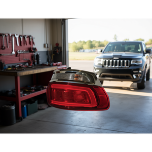 Luz Trasera Cromada Calavera para Jeep Grand Cherokee 2014-2016, Repuesto Negro Nuevo P0065 - Product Image 1