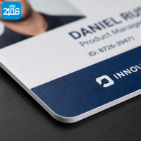 Badge de conférence personnalisé en PVC avec puce NFC pour les réunions d'affaires, les événements et les expositions