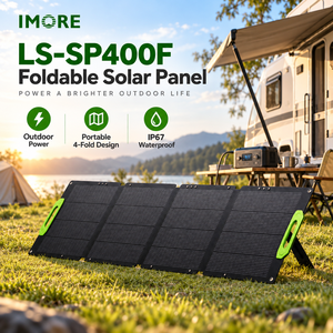 Monocrystalline <b>Solar</b> <b>Panel</b> 400W 4 <b>Fold</b> ETFE IP67 with MC4 for Camping Hiking Travel and Portable Power Station Charging - Product Image 3