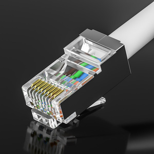 Adaptador macho Ethernet blindado <span class=keywords><strong>RJ45</strong></span> de 8 pines Panel de montaje 8P8C STP FTP <span class=keywords><strong>RJ45</strong></span> Cat5e Connecteur <span class=keywords><strong>Rj45</strong></span> <span class=keywords><strong>Cat6</strong></span> - Product Image 2