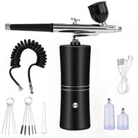 Pistola de Aerógrafo Portátil Mini con Boquilla de 0.3mm |   Herramienta de Pulverización Térmica Nano de Alto Rendimiento para Salones de Uñas y Belleza DIY