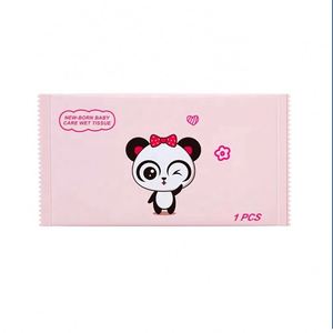 Lingettes humides jetables personnalisées avec logo pour restaurant, emballage individuel, pour hommes et femmes, nettoyage des mains, lavables dans les toilettes - Product Image 1