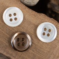 Boutons en coquille de taro finis, blancs, rouges, verts, en coquille naturelle de mer profonde, pour chemises et cardigans