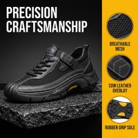 Chaussures de sport décontractées en cuir pour hommes, légères, basses, respirantes, en maille, avec logo personnalisé, vente en gros directe d'usine