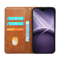Penawaran Terbaik Casing Ponsel Kulit untuk Tecno Camon 50 Ultra Flip Magnetic Wallet Phone Cover