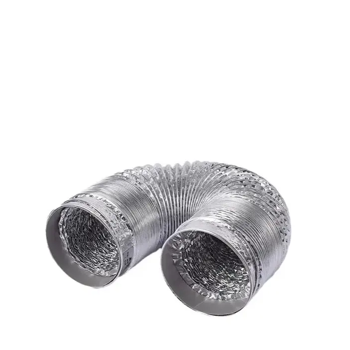 Customized 4 Inch 6 Inch 8 Inch Aluminum Foil Flexible Duct For Kitchen Air Supplying Soft Air Hose