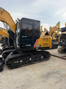 รถขุดมือสอง Sany 95C ขายดี ใช้งานน้อย ระบบไฮดรอลิกเดิมๆ รถขุดขนาดกะทัดรัด 9 ตัน พร้อมห้องโดยสาร - Product Image 1
