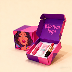 Boîte cadeau mystère cosmétique, mini boîte cadeau surprise, produits de beauté, collection de maquillage de luxe haut de gamme, boîte cadeau pliable - Product Image 4