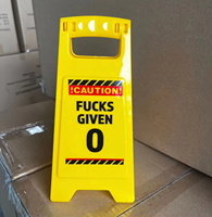 Panneau de signalisation personnalisé de style mini, nouveau modèle, pour table, avec impression personnalisée, signalisation de prudence sol mouillé