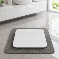 Balance de salle de bain numérique Bluetooth de haute précision moderne, avec suivi des données et application de suivi du poids, compatible avec les applications de suivi de la forme physique
