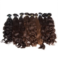 Usine en gros 100% cheveux humains couleur Orange haute qualité en vrac vente chaude Extensiones De Cabello Humano cheveux en vrac