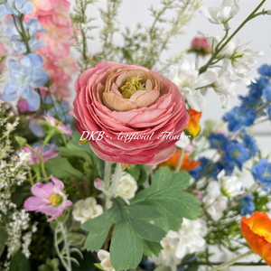 <span class=keywords><strong>Arreglos</strong></span> Florales Artificiales Coloridos al por Mayor para Decoración de Fondo, Camino de Flores Artificiales de Seda para Decoración de Bodas - Product Image 6