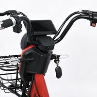 Vélo électrique 2 places 500W avec panier de rangement, best-seller, vélo de banlieue pour le marché mondial