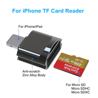 Lector de Tarjetas Externo USB OTG de 8 Pines para iPhone 14/13/12/11XS/XR/8/7/6/5