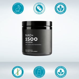 Capsules liposomales NAD+ en marque privée OEM, 500 mg de NAD+ pur, complément alimentaire pour la santé du cerveau, fonction de l'âge, utilisation pour adultes, 60/90/120 - Product Image 4