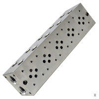 DR2-06 (CETOP 03) Bloc de soupape de collecteur de soupape hydraulique en aluminium/acier