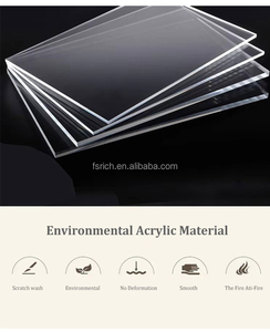 Ingrosso Hotel Decorazioni Pittura astratta in acrilico chiaro montaggio a parete flottante Frameless stampe personalizzate su fogli acrilici - Product Image 2