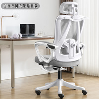 Fabricant de meubles professionnel chaise de bureau avec repose-pieds haute qualité moderne nouveau produit idées de luxe chaise de bureau en maille