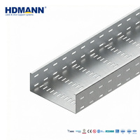 Système de support de câbles finis HDMANN en alliage composite de métal galvanisé aluminium-magnésium pour chemin de câbles électriques