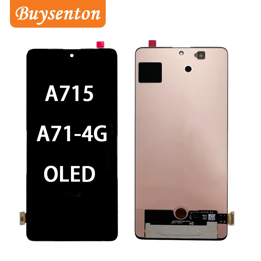 Mobile Phone OLED Display Flexible Screen Replacement 100% Original for Samsung Galaxy A71 A715 18 Months 100% Tested