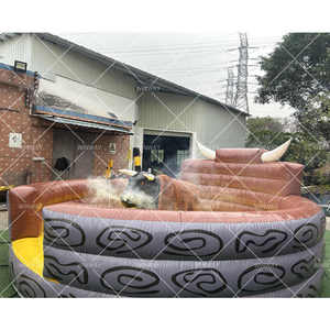 Carnaval comercial inflable mecánico Rodeo Bull emocionantes juegos interactivos de equitación deportiva para niños y adultos - Product Image 3