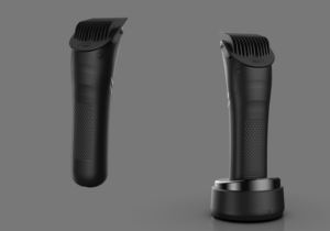 防水セラミック刃、取り外し可能な男性用全身脱毛器、ウェット/ドライ対応、男性用電動陰部トリマー、LEDライト、調整可能なガード付き - Product Image 5