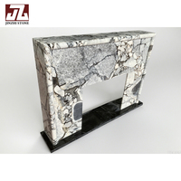 Cheminée en marbre blanc de haute qualité personnaliser la décoration intérieure au design moderne