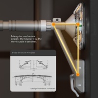 Barre de traction pour porte, robuste, longueur réglable, avec poignée antidérapante pour tractions, dips et entraînement à domicile