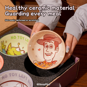 Service de vaisselle en céramique <span class=keywords><strong>Disney</strong></span>, motifs Toy Story adorables, coffret cadeau idéal pour les enfants, la maison et les cadeaux. - Product Image 4